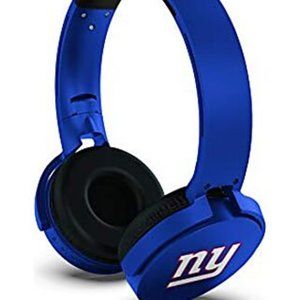 Bluetooth wireless headphones NFL NY Giants